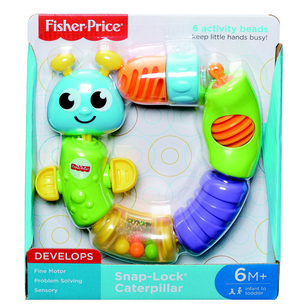 Figura de Atividades - Lagarta Encaixa e Solta - Fisher-Price