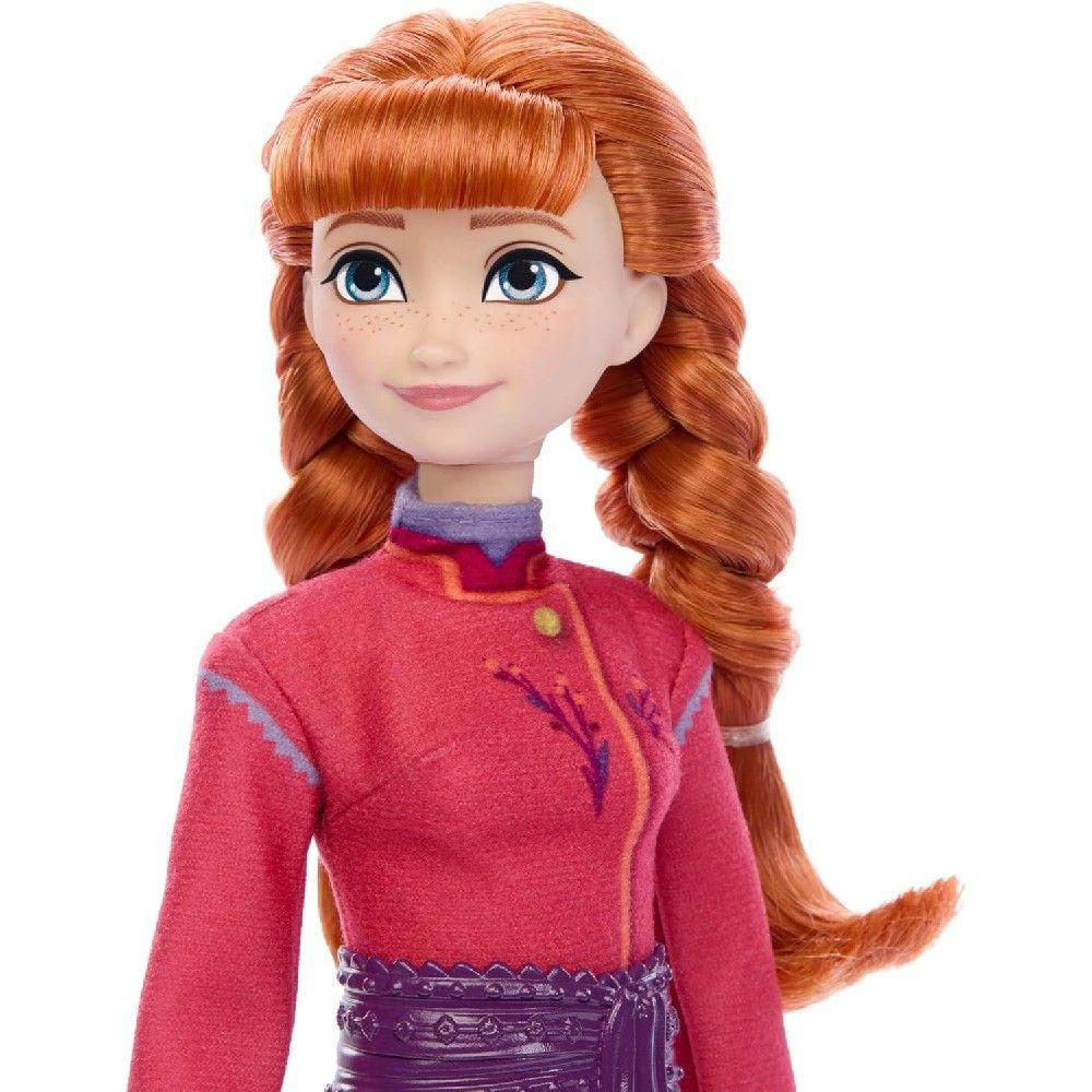 Disney Frozen Anna Com Bebê Raposa - Mattel
