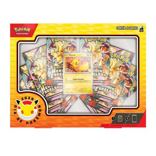 Box de 30 Anos de Pokémon - Coleção Dia de Pokémon 2026