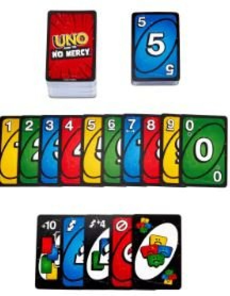 Jogo de Cartas UNO Show 'Em No Mercy Mattel HWV18