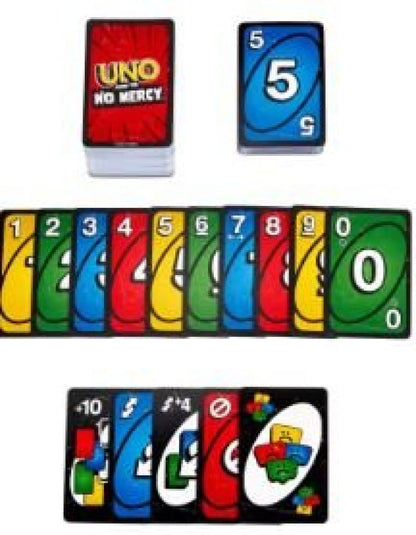 Jogo de Cartas UNO Show 'Em No Mercy Mattel HWV18