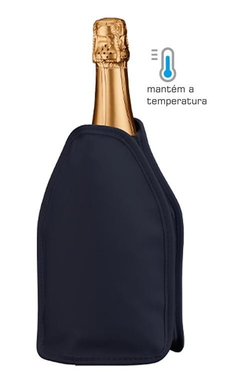 Cooler Térmico Boccati para vinhos e espumantes (Preto)