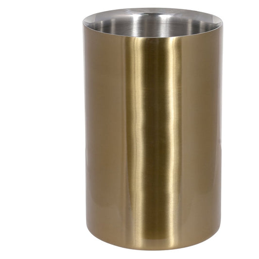 Cooler Para Vinho Aco Inox 1400ml 19X12X12cm (dourado)