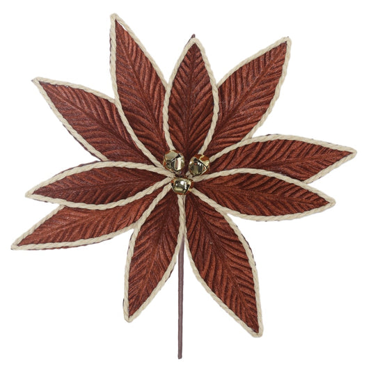 H.bico DE Papagaio Natal Aveludado (marrom) 25cm 31d 10P