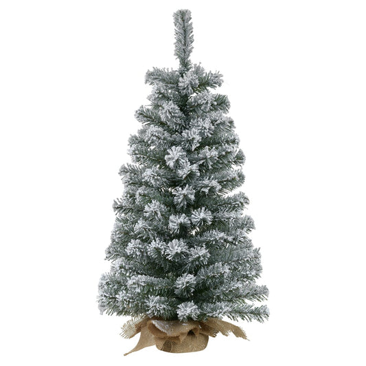 Arvore Natal Nevada C/ Base Juta C/119 Tips (verde) 90cm