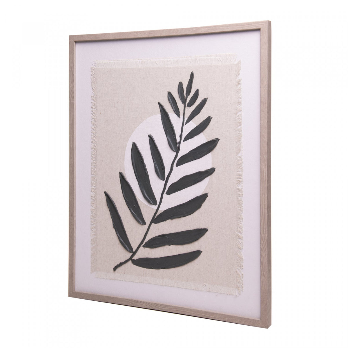 Quadro Decorativo Folha Botanica 40CM X 50CM X 2CM Mdf