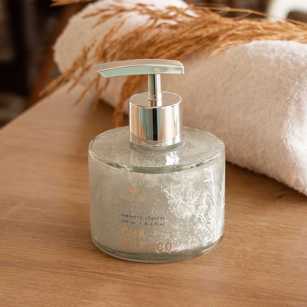 Sabonete Liquido Hidratante - Cha Branco - 250ml