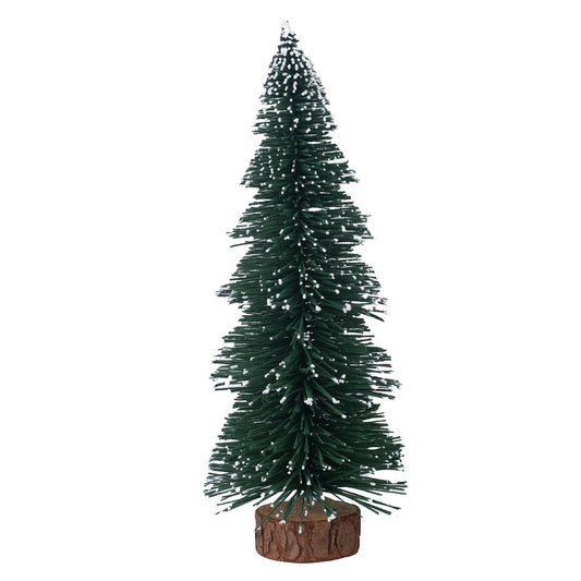 Mini Arvore Natal Flocked (verde Branco) 25,5cm