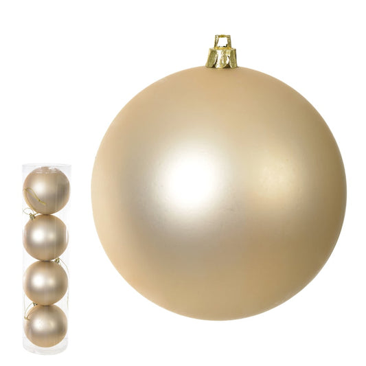 Bola Fosca Tubo C/4 Und (champanhe) 10D