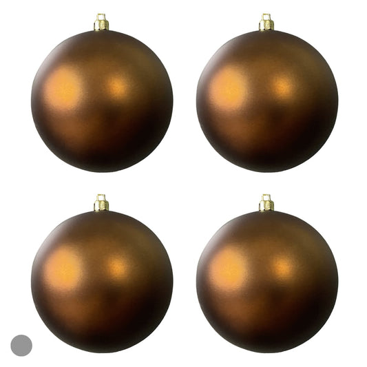 Bola Fosca Tubo C/4 Und (marrom) 10D
