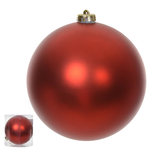 Bola Fosca Tubo C/1 Und (vermelho) 15cm