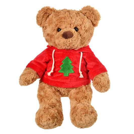 Boneco Natal Urso (vermelho) 30cm