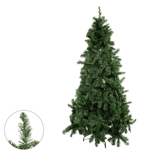 Arvore Natal New Michigan 930 Tips C/base Metal (verde) 2,1m