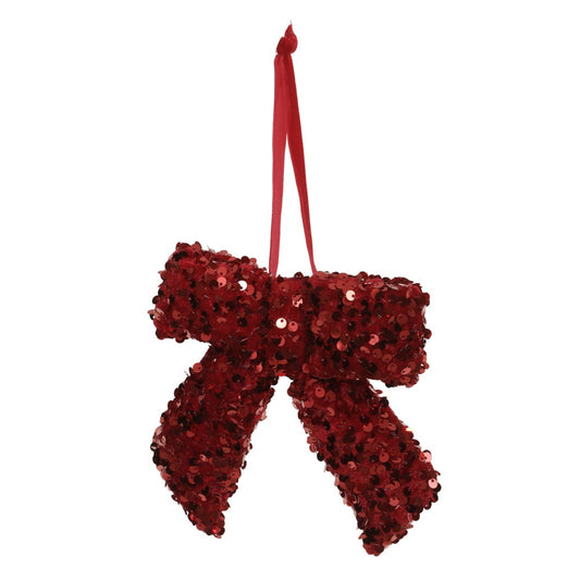 Enfeite Natal Laco (vermelho) 22X22cm