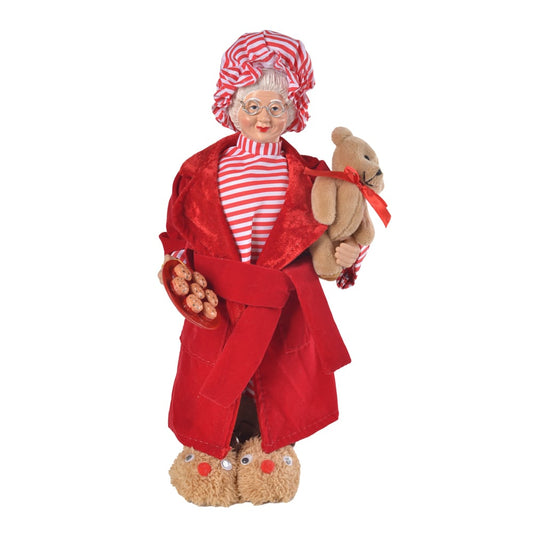 Mamae Noel Natal Pijama (vermelho) 30cm