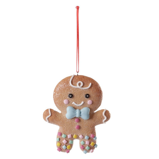 Enfeite Gingerbread Pendurar Natal (colorido) 7,9cm