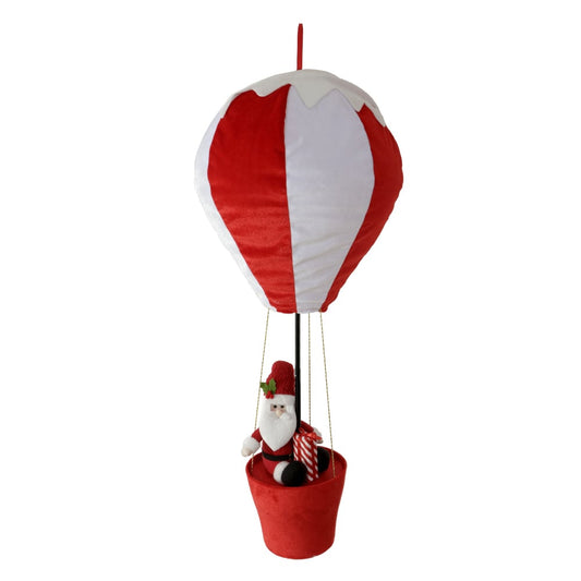 Boneco Natal Balao (vermelho Branco) 90cm