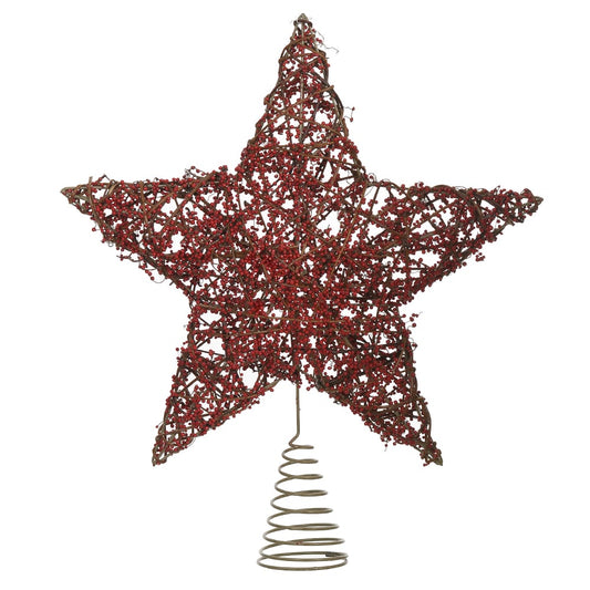 Natal Estrela Decorativa (vermelho) 40cm