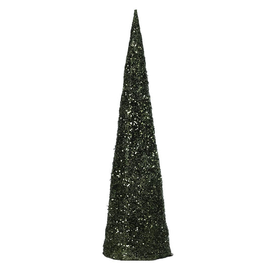 Natal Arvore Cone Decorativa C/led 60cm (verde)