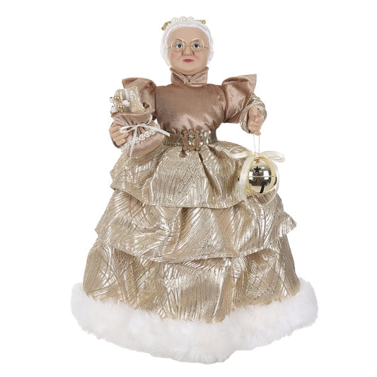 Mamae Noel Natal EM PE (dourado Champanhe) 60cm