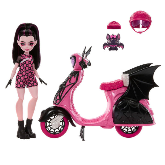 Boneca - Monster High - Draculaura Com Scooter - Mattel