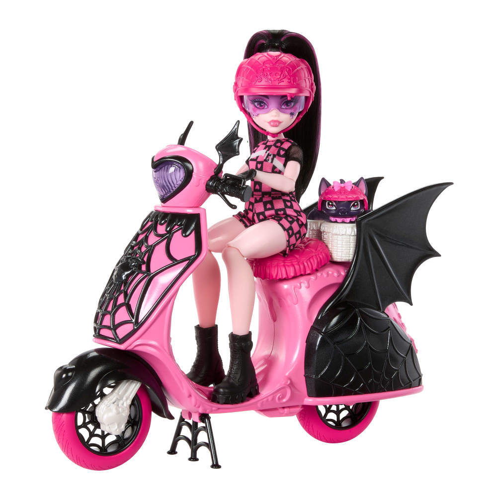 Boneca - Monster High - Draculaura Com Scooter - Mattel