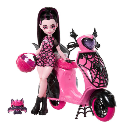 Boneca - Monster High - Draculaura Com Scooter - Mattel