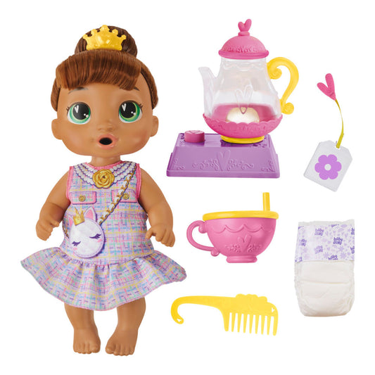 Boneca Bebê com Acessórios - Baby Alive - Festa do Chá Borbulhante - Hasbro