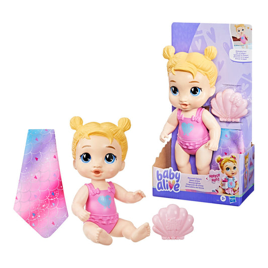 Boneca Com Acessorios - Baby Alive - Mermaid Splash Harper Hugs - Hasbro
