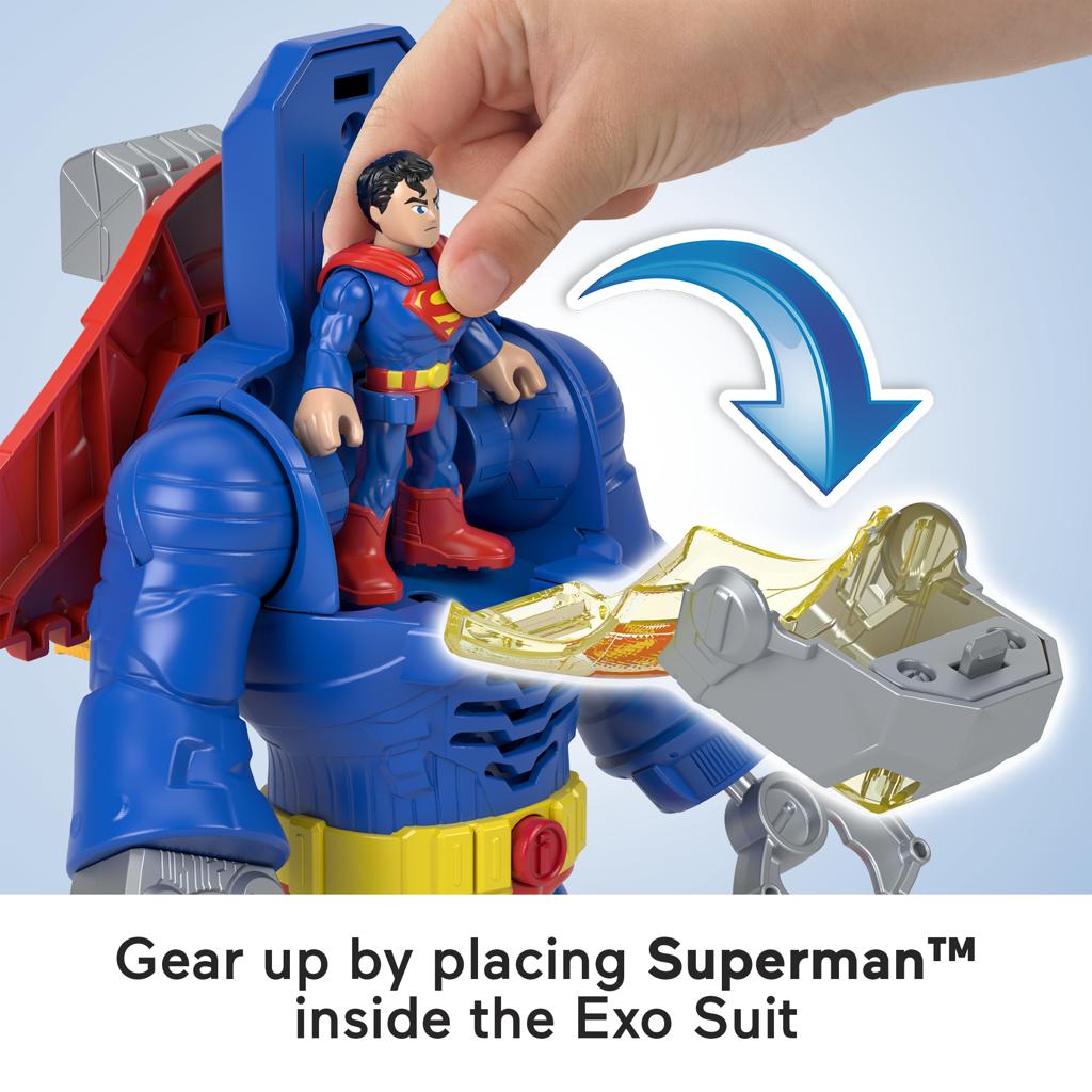 Boneco - Imaginext - Dc Super Friends - Superman Insider - Mattel