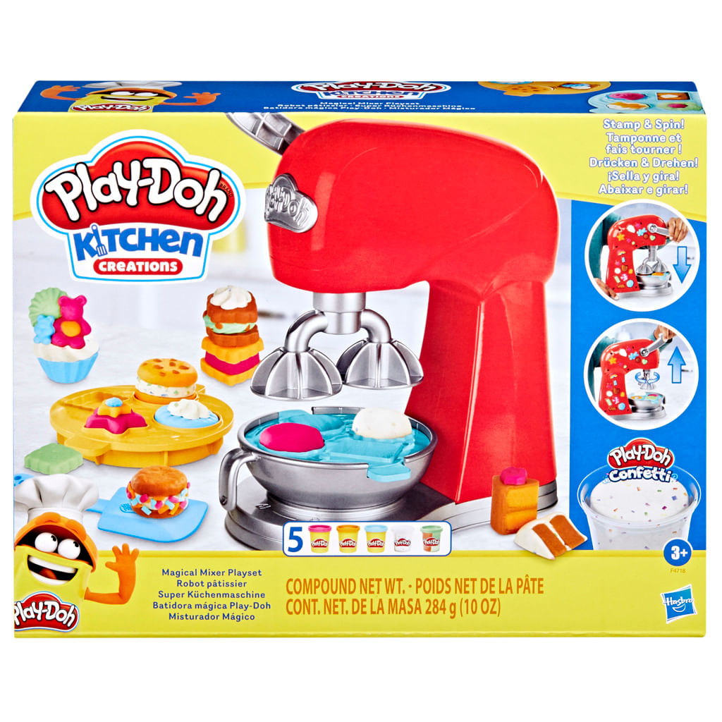 Conjunto De Acessórios - Play-Doh Kitchen Creations - Mixer Magico - Batedeira- Hasbro