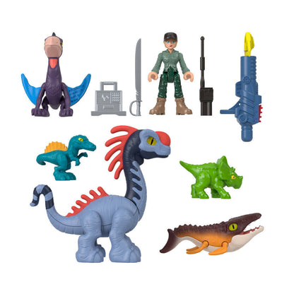 Figura De Ação - Imaginext - Jurassic World - Rebirth - Pacote De Dinos - Fisher-Price