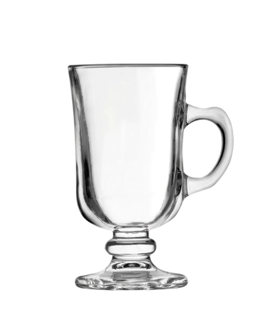 Xícara Irish Coffee de 120 ml em vidro transparente