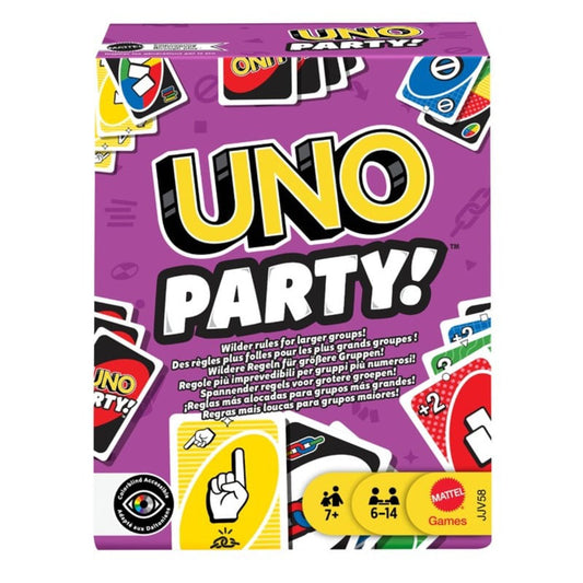 Jogo De Cartas - Uno - Party - 168 Cartas - Mattel