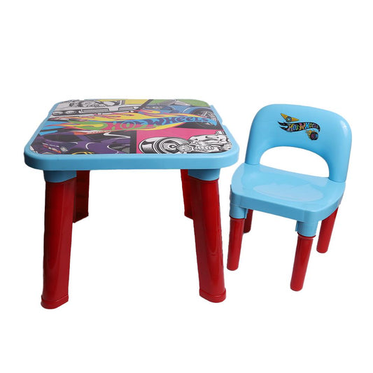 Mesa de Atividades - Com Cadeira - Hot Wheels - Fun