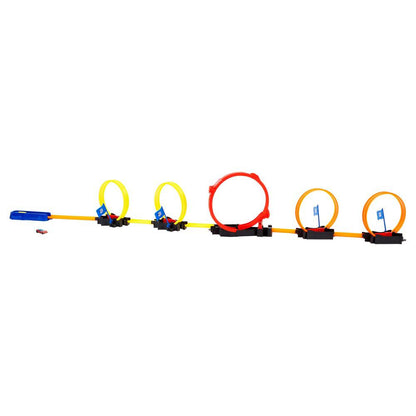 Pista de Percurso e Mini Veículo - Hot Wheels - Corrida Multiloop - Mattel