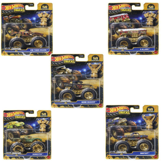 Veículo - Die-cast - Hot Wheels - Monster Trucks - Troféu Bigfoot - Modelos Sortidos - Mattel