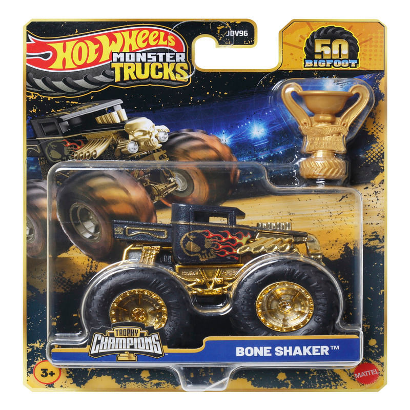 Veículo - Die-cast - Hot Wheels - Monster Trucks - Troféu Bigfoot - Modelos Sortidos - Mattel