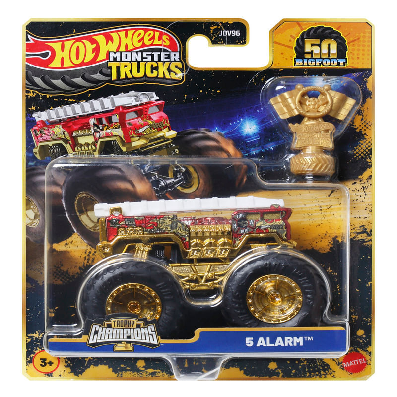 Veículo - Die-cast - Hot Wheels - Monster Trucks - Troféu Bigfoot - Modelos Sortidos - Mattel