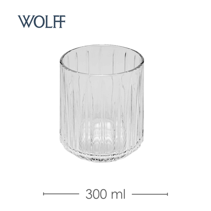 Cj 7 Pecas Jarra Com 6 Copos De Cristal Bangkok 1,45L/300ML