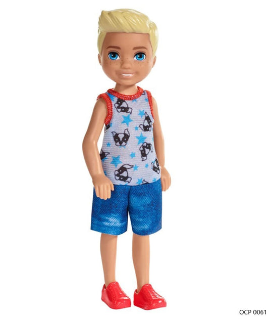 Boneco Barbie Club Chelsea Menino Pug Dog - Mattel