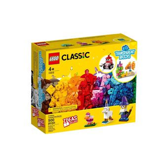 BLOCOS TRANSPARENTES CRIATIVOS - LEGO